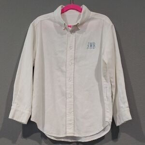 Kelly's Kids Monogram Boys Linen Shirt